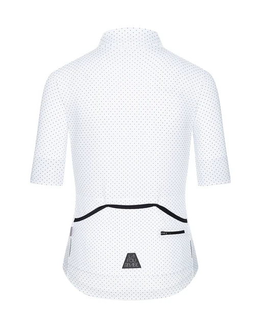 Café Du Cycliste Fleurette W Sykkeltrøye Mango, Str. XL 