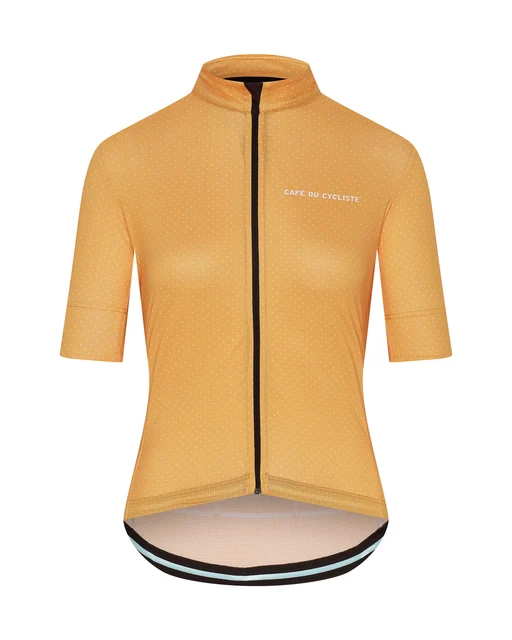 Café Du Cycliste Fleurette W Sykkeltrøye Mango, Str. XL 