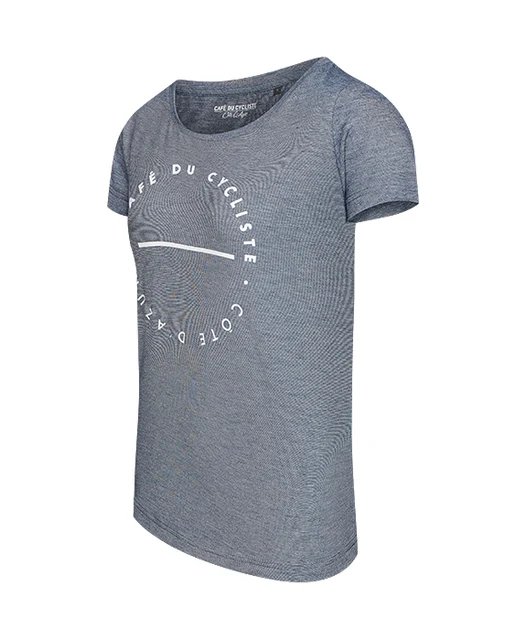 Café Du Cycliste Classic Dame T-Skjorte Sort, Str. XL 