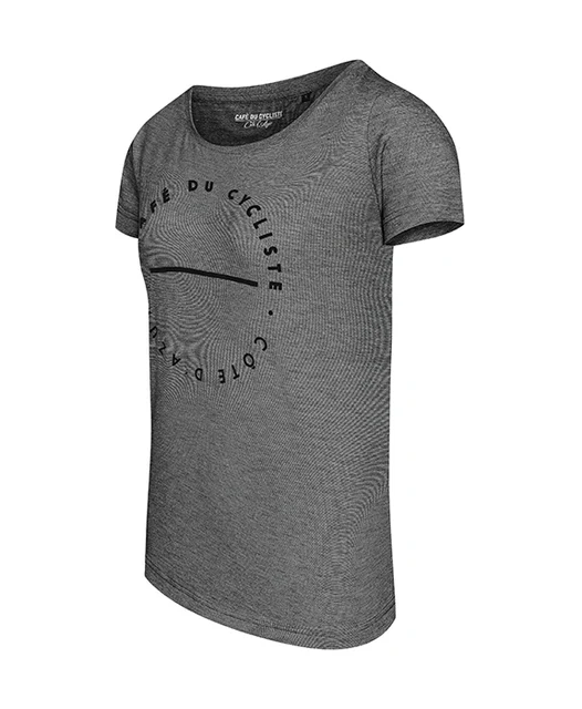 Café Du Cycliste Classic Dame T-Skjorte Sort, Str. XL 