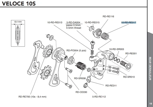 Campagnolo Bakgir Fjær 2000+ 