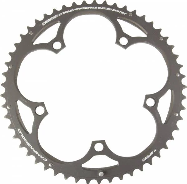 Campagnolo Athena 53T Drev Grå, 2x11-delt, 135 mm BCD 