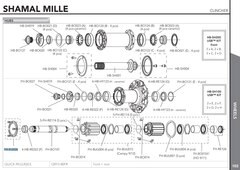 Campagnolo Nav Bakdeksel Shamal Mille, Shamal Ultra, Zonda