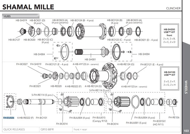 Campagnolo Nav Bakdeksel Shamal Mille, Shamal Ultra, Zonda 