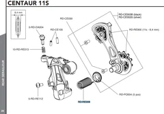 Campagnolo Bakgir Fj&#230;r 10/11s, 2000+