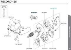 Campagnolo Bakv&#228;xel F&#228;ste Record och Chorus 12s