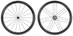 Campagnolo Bora WTO 45 Hjulset Dark, Clincher, Campa 9-12s, 1496 g