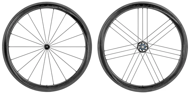 Campagnolo Bora WTO 45 Hjulset Dark, Clincher, Campa 9-12s, 1496 g 