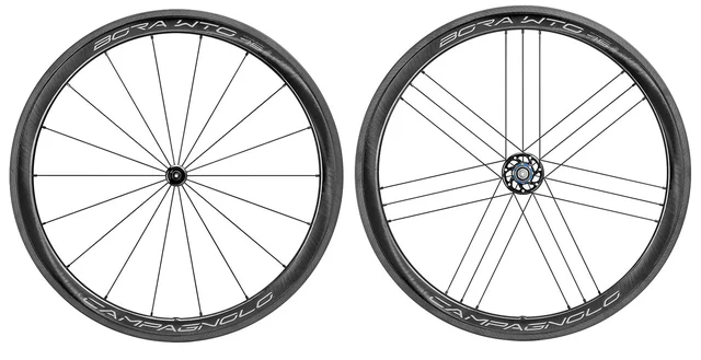 Campagnolo Bora WTO 45 Hjulset Bright, Clincher, Shimano 9-11s, 1496g 