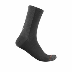 Castelli Bandito Wool 18 Strumpor Black, Str. L/XL