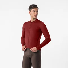 Castelli Espresso Thermal 2 Sykkeltrøye Garnet, Str. M