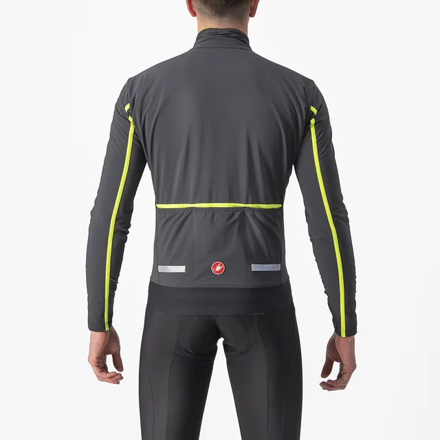 Castelli Flight Air Cykeljacka Dark Grey, Str. M 