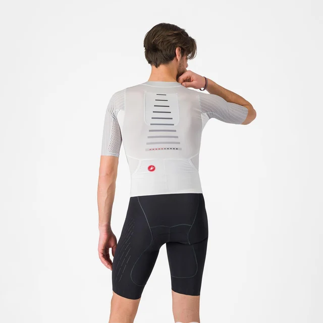 Castelli Free Sanremo 3 SS Triatlondrakt White/Black, Str. S 