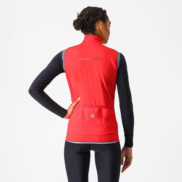 Castelli Perfetto RoS 2 Dame Vest Hibiscus, Str. S 