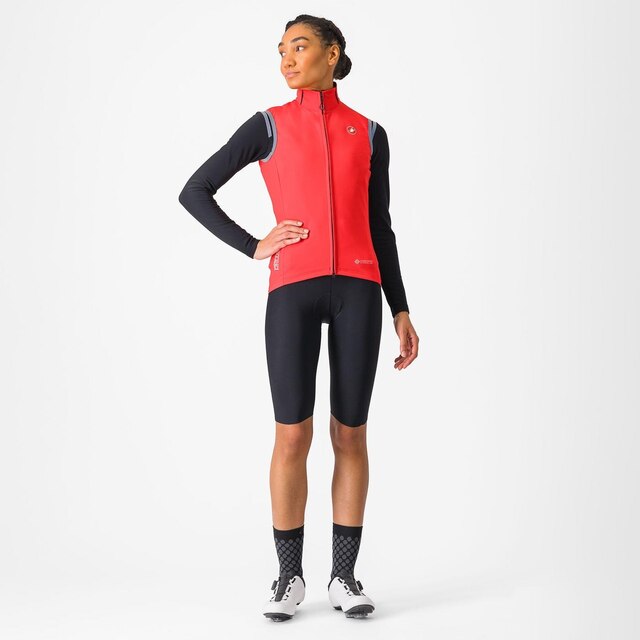 Castelli Perfetto RoS 2 Dame Vest Hibiscus, Str. S 