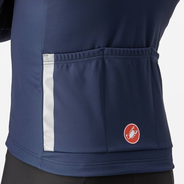 Castelli Entrata Thermal Tröja Light Black/Red, Str. XL 