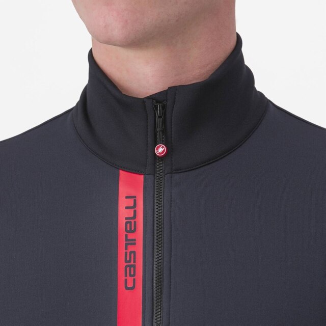 Castelli Entrata Thermal Tröja Light Black/Red, Str. XL 