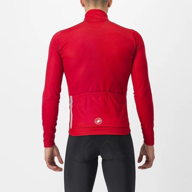 Castelli Entrata Thermal Sykkeltrøye Rich Red/Black, Str. M 