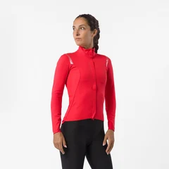 Castelli Perfetto 4 Dame Sykkeljakke Hibiscus, Str. M