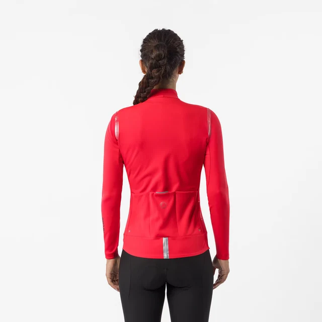 Castelli Perfetto 4 Dame Sykkeljakke Hibiscus, Str. M 