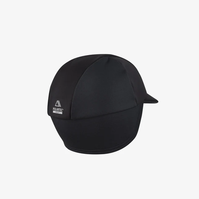 Castelli Estremo Thermal Winter Cap Sort, Polartec AirCore, for kalde dager 