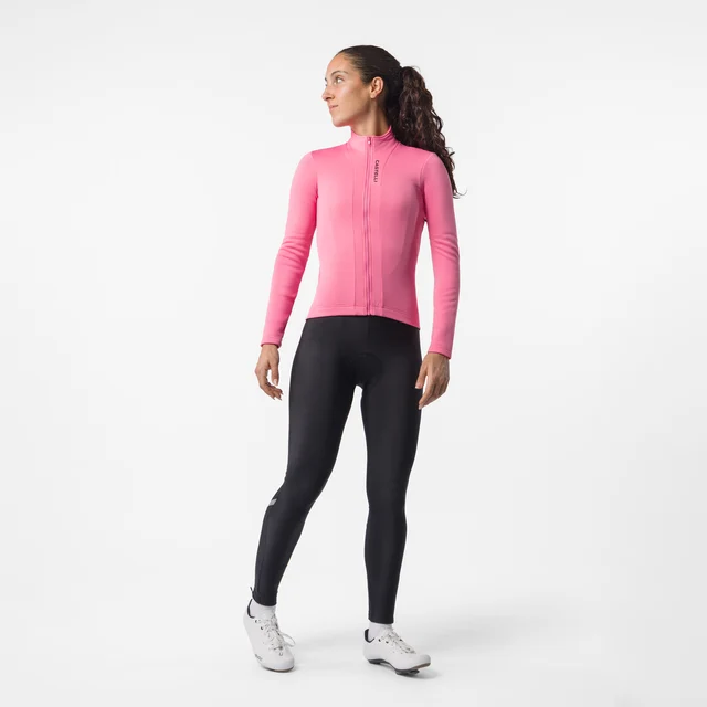Castelli Sinergia 3 FZ Kort Sykkeltrøye Rosa Giro, Str. S 
