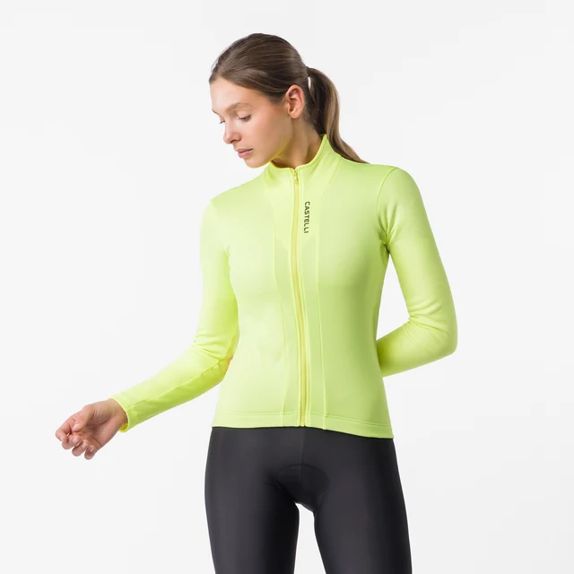 Castelli Sinergia 3 FZ Kort Sykkeltrøye Brilliant Yellow, Str. M 