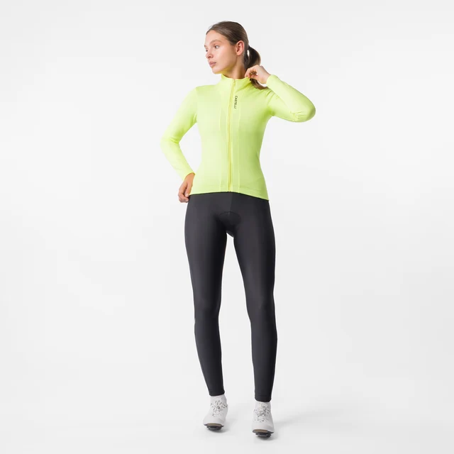 Castelli Sinergia 3 FZ Kort Sykkeltrøye Brilliant Yellow, Str. M 