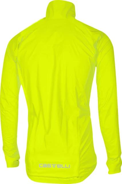 Castelli Emergency Rain Jakke B-Vare Signal gul, Str. L 