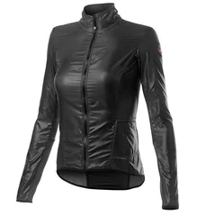Castelli Aria Shell Dam Cykeljacka Dark Gray, Str. M