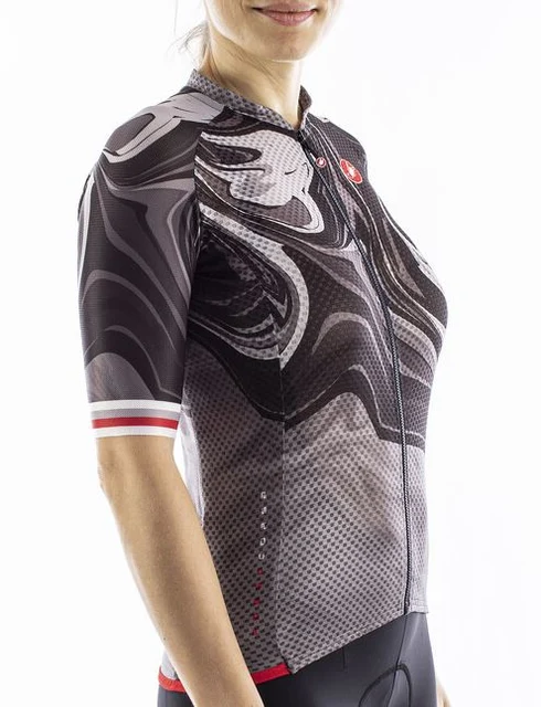 Castelli Climbers 2.0 Dame Sykkeltrøye Light Black, Str. L 