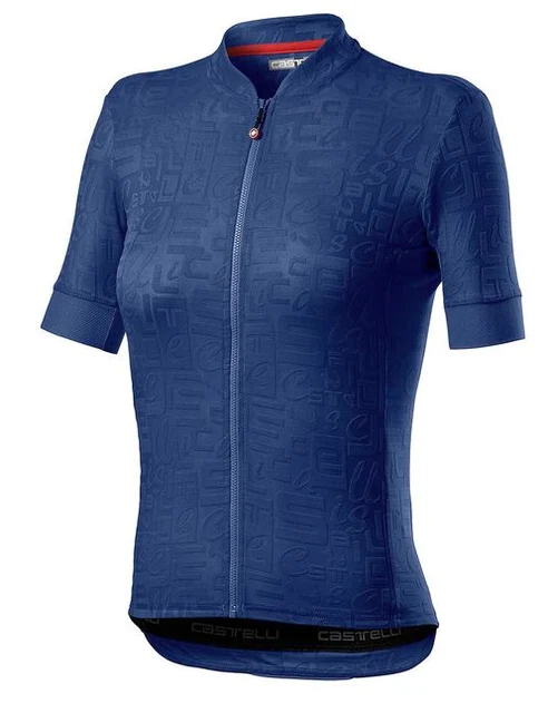 Castelli Promessa Jacquard W Sykkeltrøye Agate Blue, Str. L 
