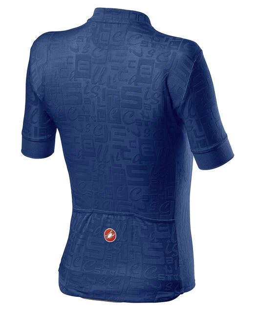 Castelli Promessa Jacquard W Sykkeltrøye Agate Blue, Str. L 