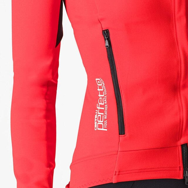 Castelli Perfetto RoS 2 Dame Sykkeljakke Hibiscus Red, Str. L 