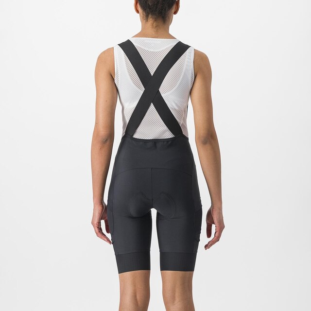 Castelli Unlimited Cargo Dame Bibshorts Black, Str. S 