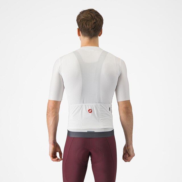 Castelli Espresso Kort Cykeltröja Ivory/Drak Grey, Str. L 