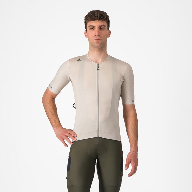 Castelli Unlimited Pro Sykkeltrøye Silver Moon, Str. 3XL 