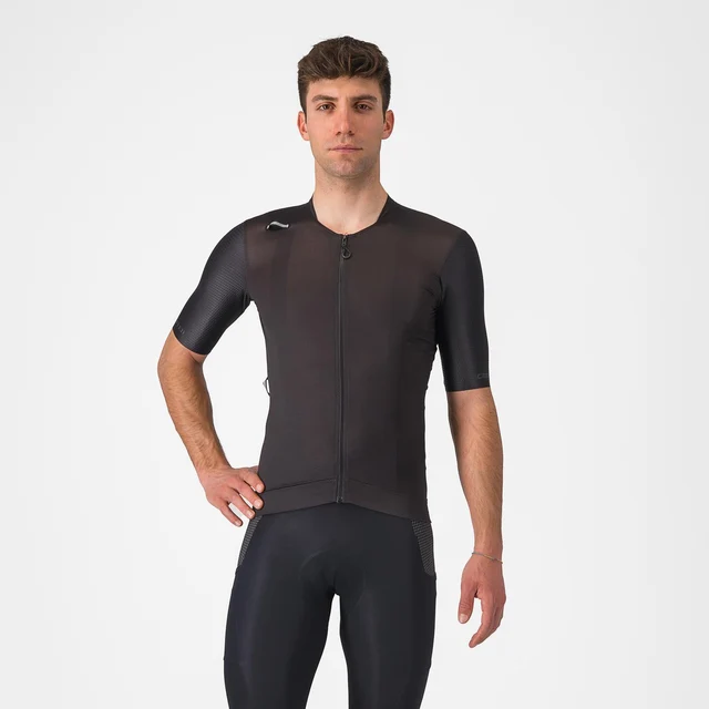 Castelli Unlimited Pro Sykkeltrøye Light Black, Str. XL 
