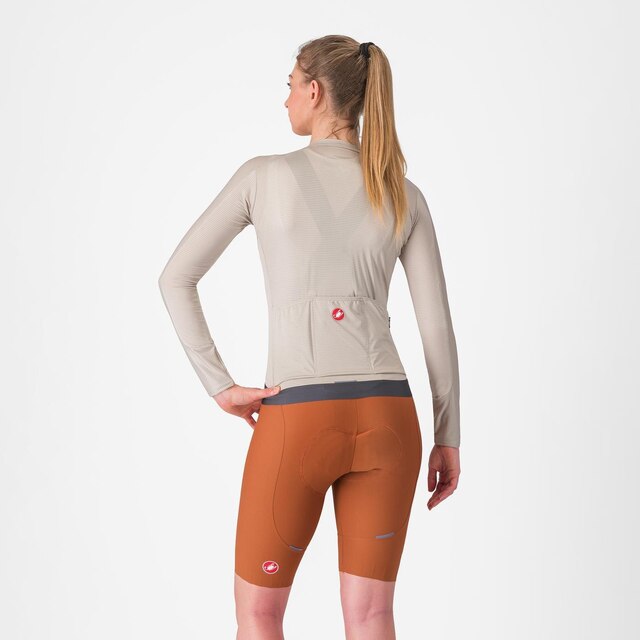 Castelli Espresso DT Dame Sykkelshorts Mocha, Str. S 