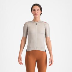 Castelli Espresso Kort Dame Sykkeltrøye Silver Moon/Dark Grey, Str. L