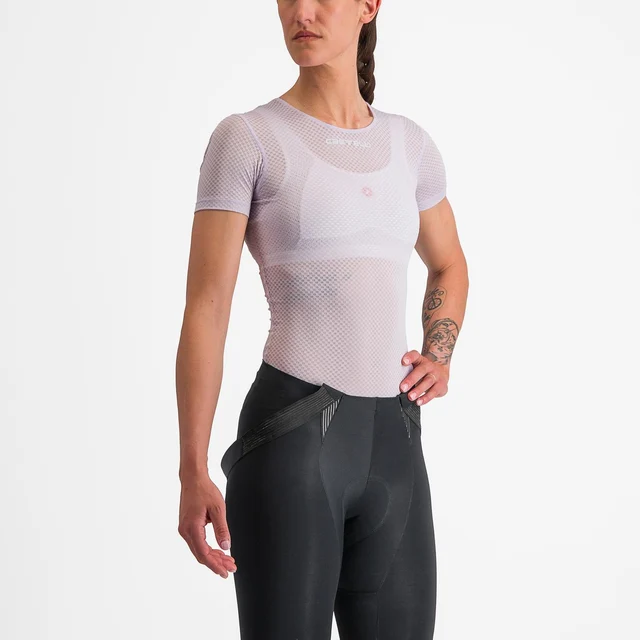 Castelli Pro Mesh Dam SS Undertröja Vit, Str. S 