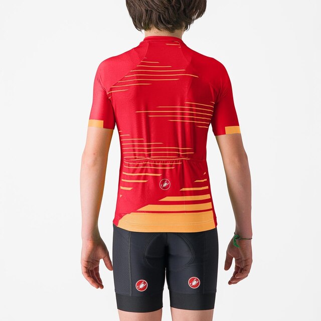 Castelli Aero Kid Tröja Rich Red, Str. 6år 