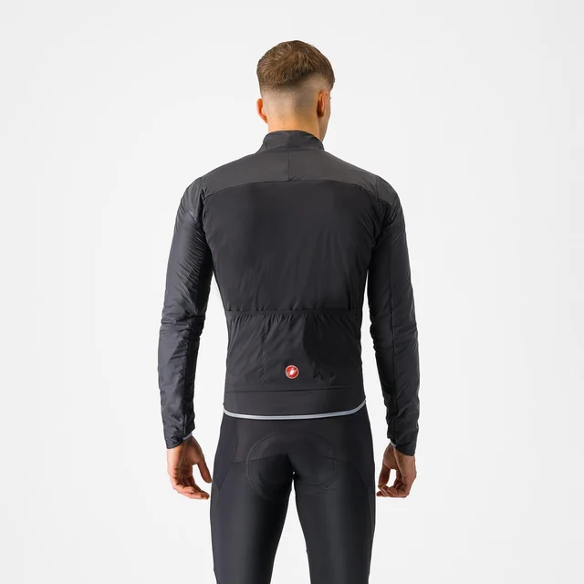 Castelli Fly Direct Sykkeljakke Light Black/Dark Gray, Str. M 