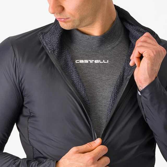 Castelli Fly Direct Sykkeljakke Light Black/Dark Gray, Str. M 