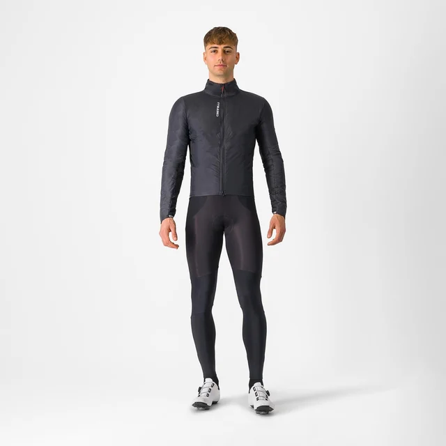 Castelli Fly Direct Sykkeljakke Light Black/Dark Gray, Str. M 