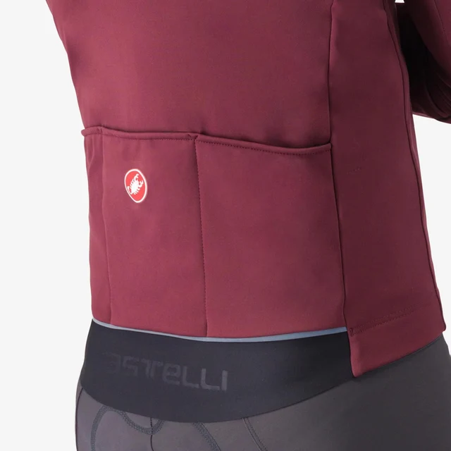 Castelli Espresso Air Sykkeljakke Deep Bordeaux, Str. XL 