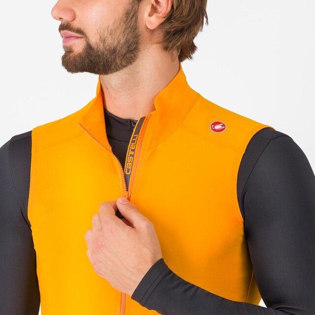 Castelli Espresso Vest Vivid Orange, Str. M 