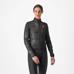 Castelli Squall Shell Dame Sykkeljakke Light Black/Silver Gray, Str. S