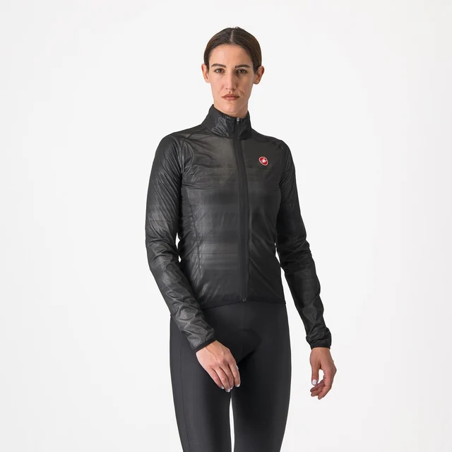 Castelli Squall Shell Dame Sykkeljakke Light Black/Silver Gray, Str. S 