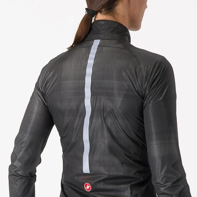 Castelli Squall Shell Dame Sykkeljakke Light Black/Silver Gray, Str. S 